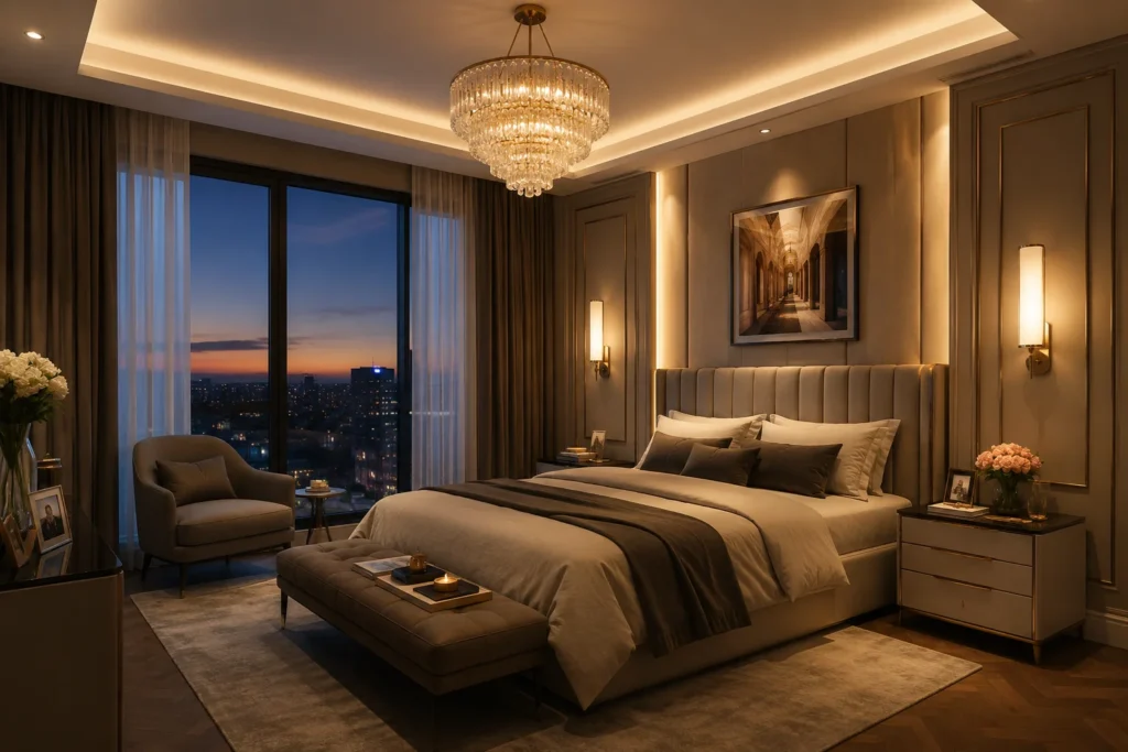 Urban elegance at dusk